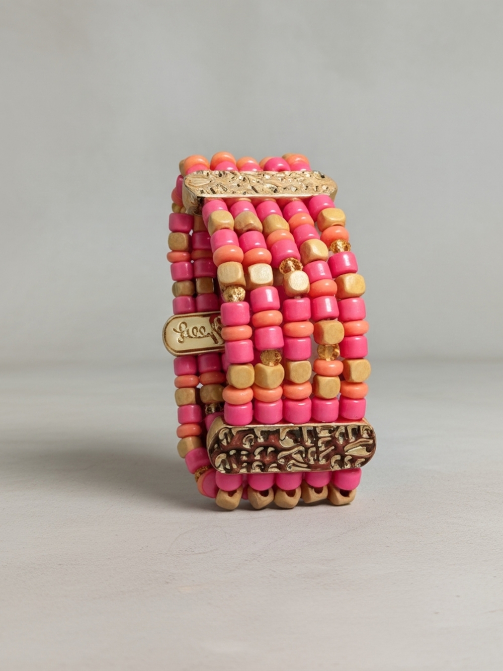 Lilly Pulitzer Multi-Strand Beaded Stretch Cuff Bracelet - Perfect Condition